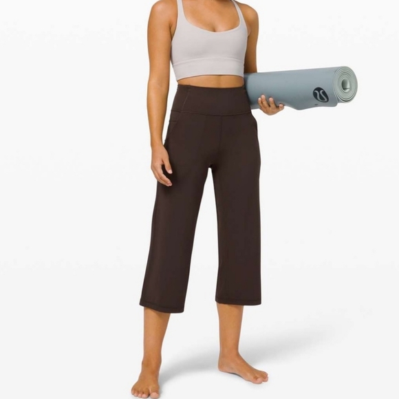 lululemon athletica Pants - lululemon athletica Brown Wide Leg Pants